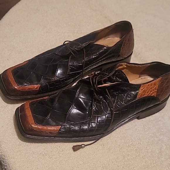 Mauri.mens alligator shoes - Picture 3 of 6